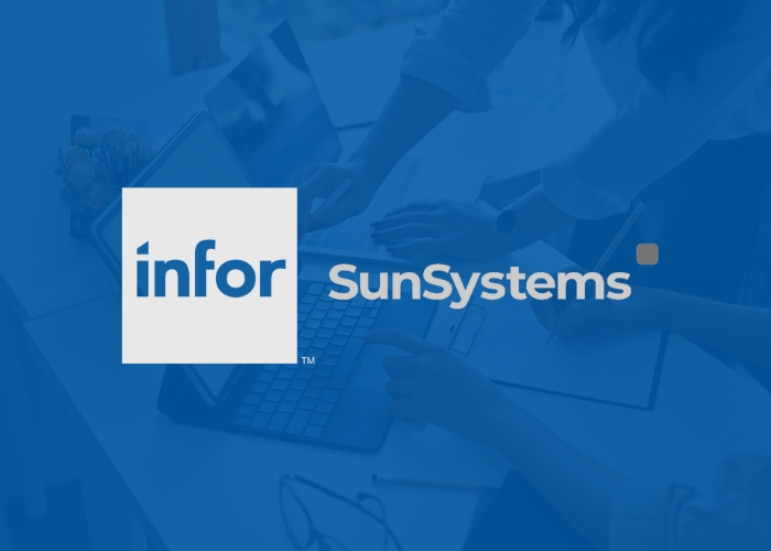 infor sunsystems grey scale logo